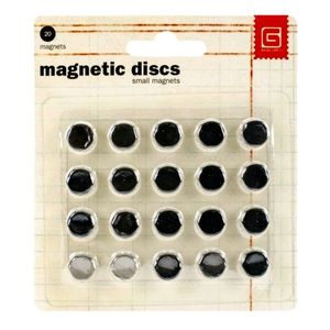 Basic Grey Small Magnets - 4 packs of 20